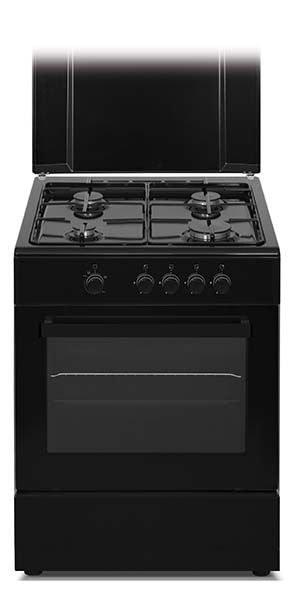 Gasskomfyr Chef 50 cm Sort