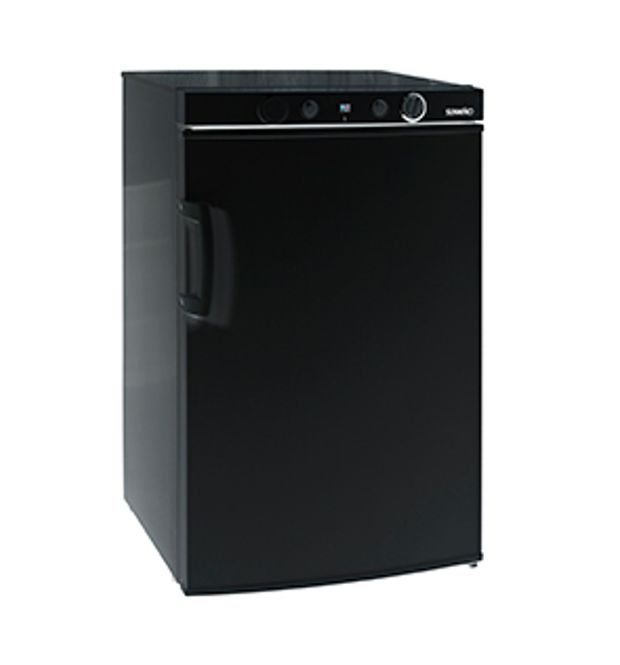 Hovedbilde Gasskjøleskap Ventus 100 sort toppkontroll