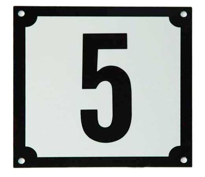 Hovedbilde Husnummerskilt 15x15cm