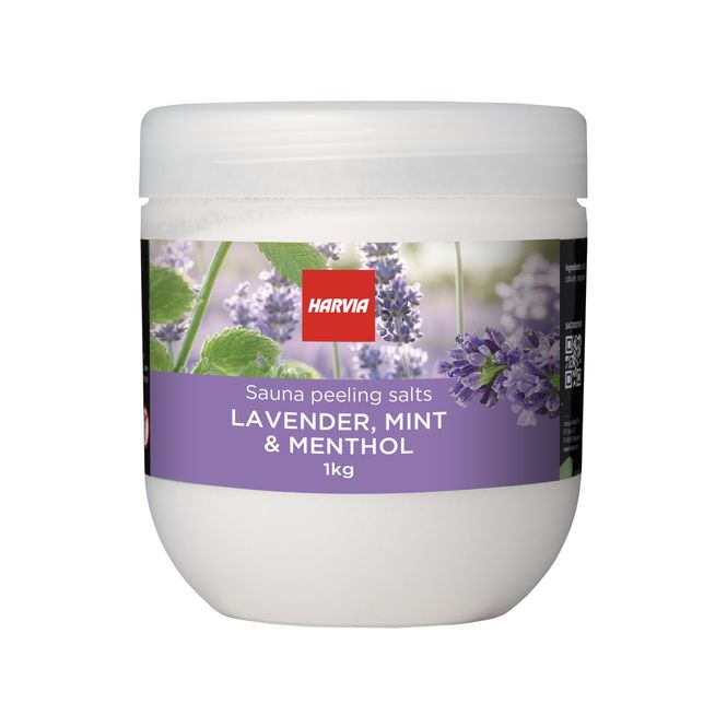 Hovedbilde Sauna peeling salt lavendel og mynte 1kg