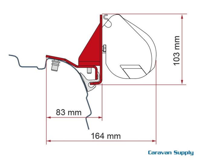 Hovedbilde Feste F35 Pro Kit VW T5/T6 Multirail Reimo