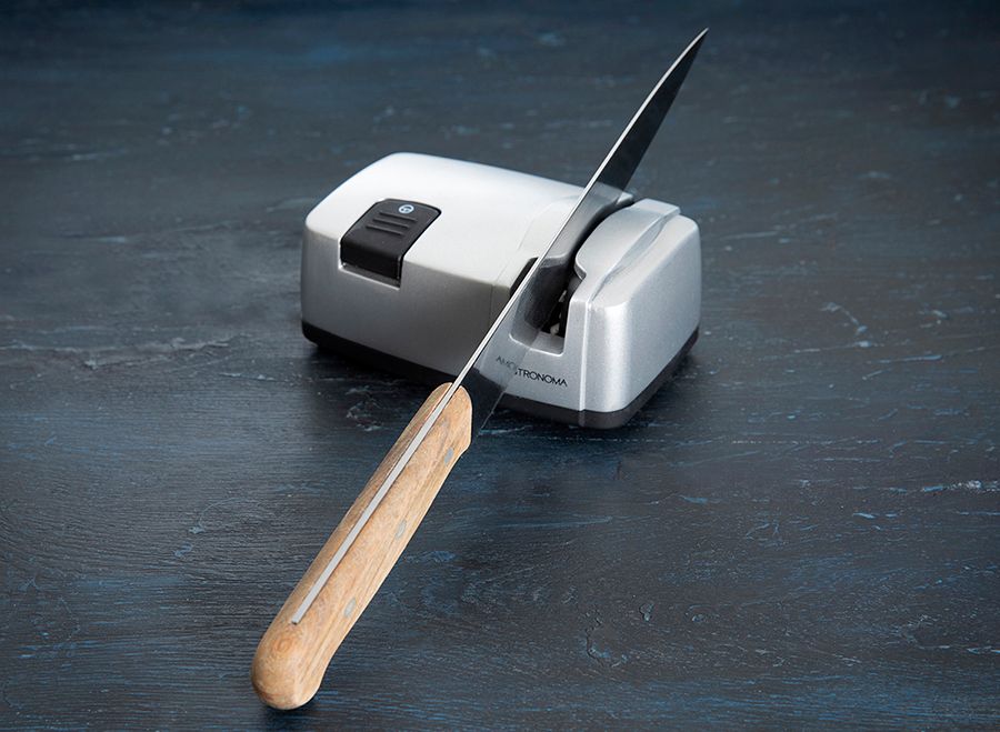 Knivsliper Gastronoma sølv/svart, 40 watt
