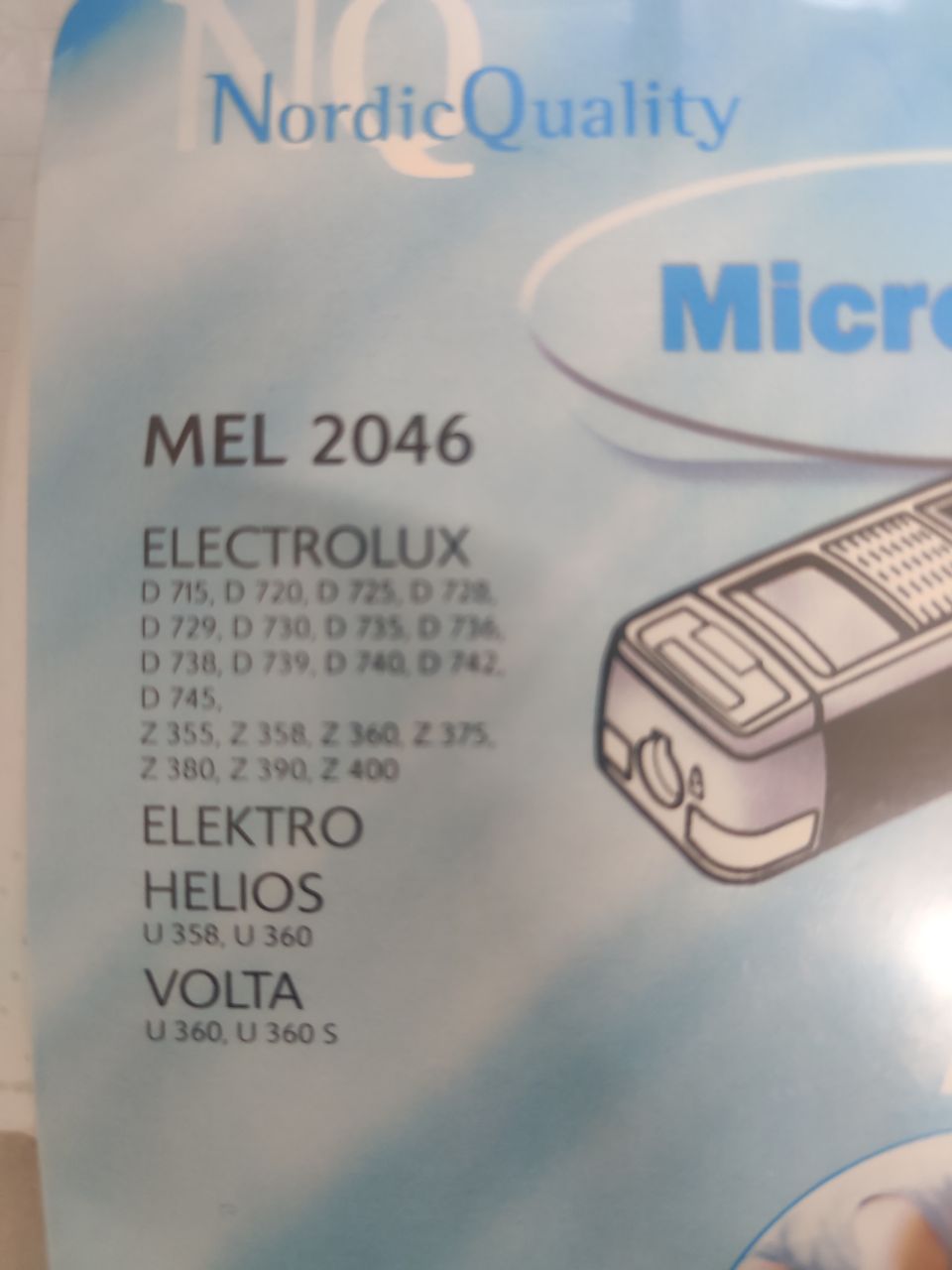 Støvsugerposer MEL2052