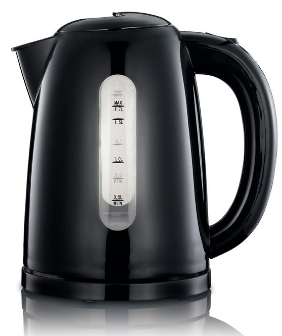Hovedbilde  Vannkoker Melissa svart 1,7 liter, 1850-2200W,