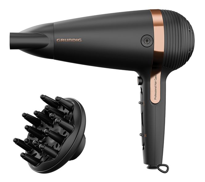 Hovedbilde Hårføner, Grundig HD7081, m/kabelsnelle