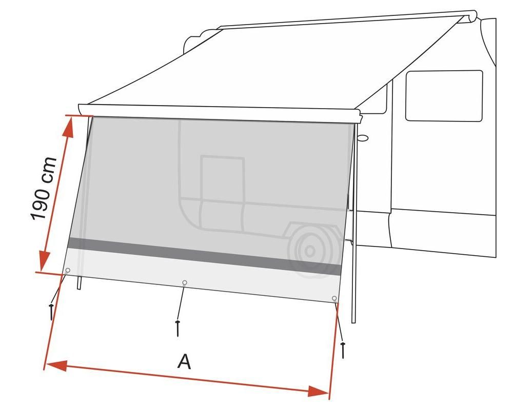 Frontpanel Sun View XL 500 cm