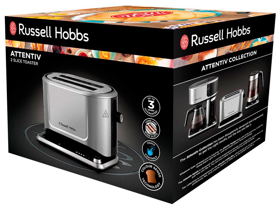 Brødrister Russell Hobbs Attentiv Stål