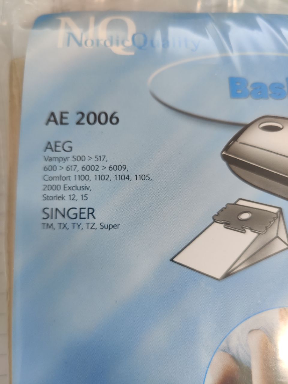 Støvsugerposer AE2006