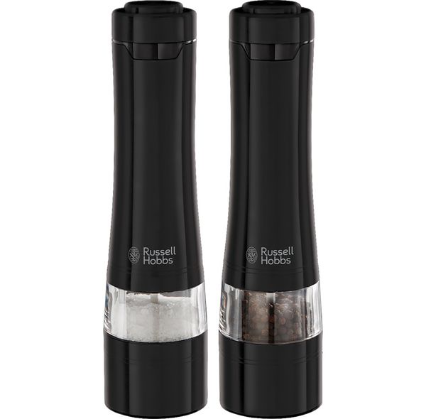 Hovedbilde Salt-pepperkvern Russell Hobbs svart batteridrift
