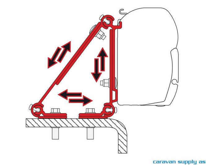 Hovedbilde Feste F45 Kit Multi 1x8cm feste 98655-011