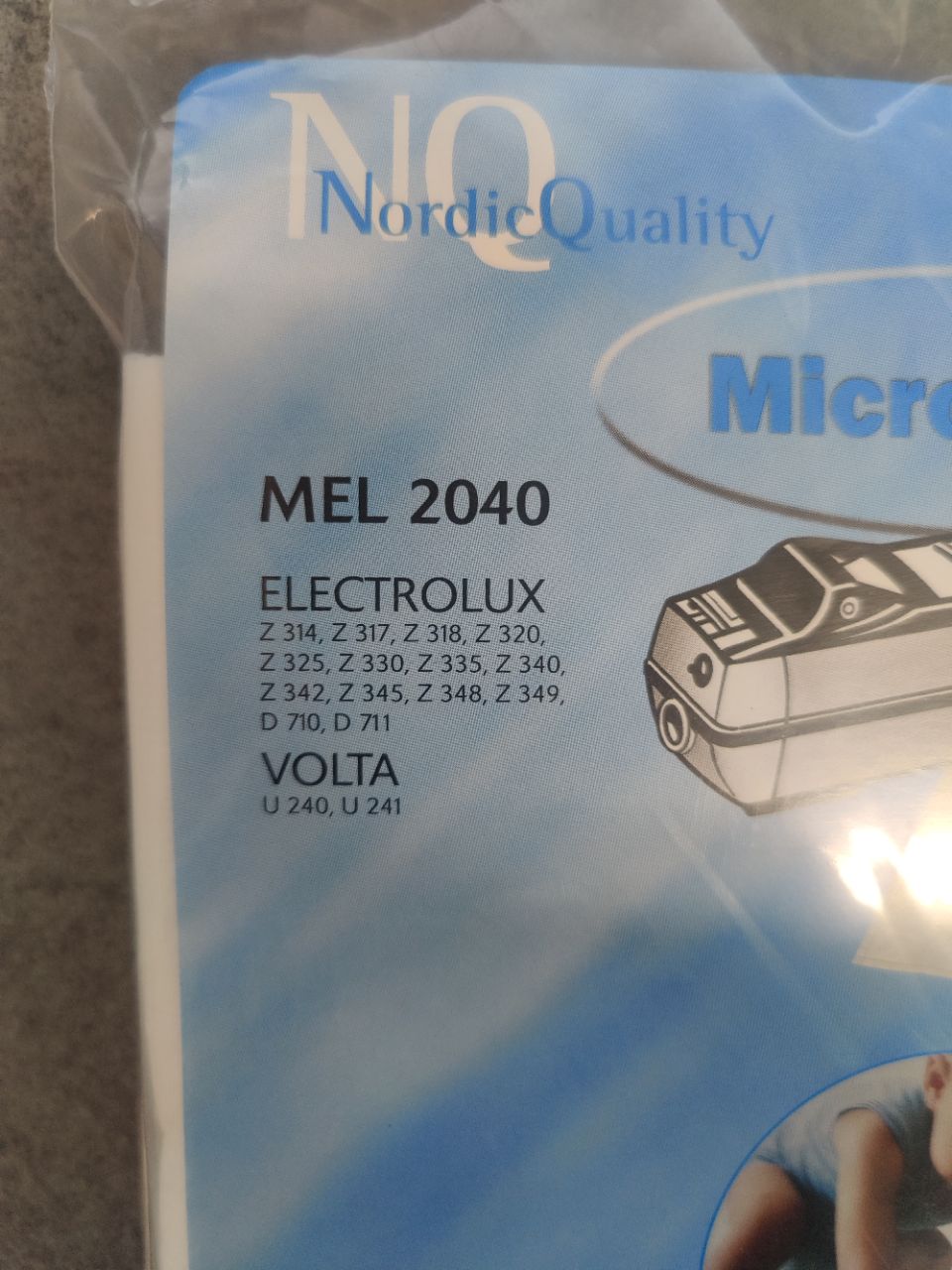 Støvsugerposer MEL2040