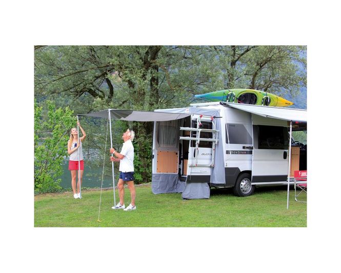 Hovedbilde Bakdør telt/Solseil til Ducato (fra 2007 mod