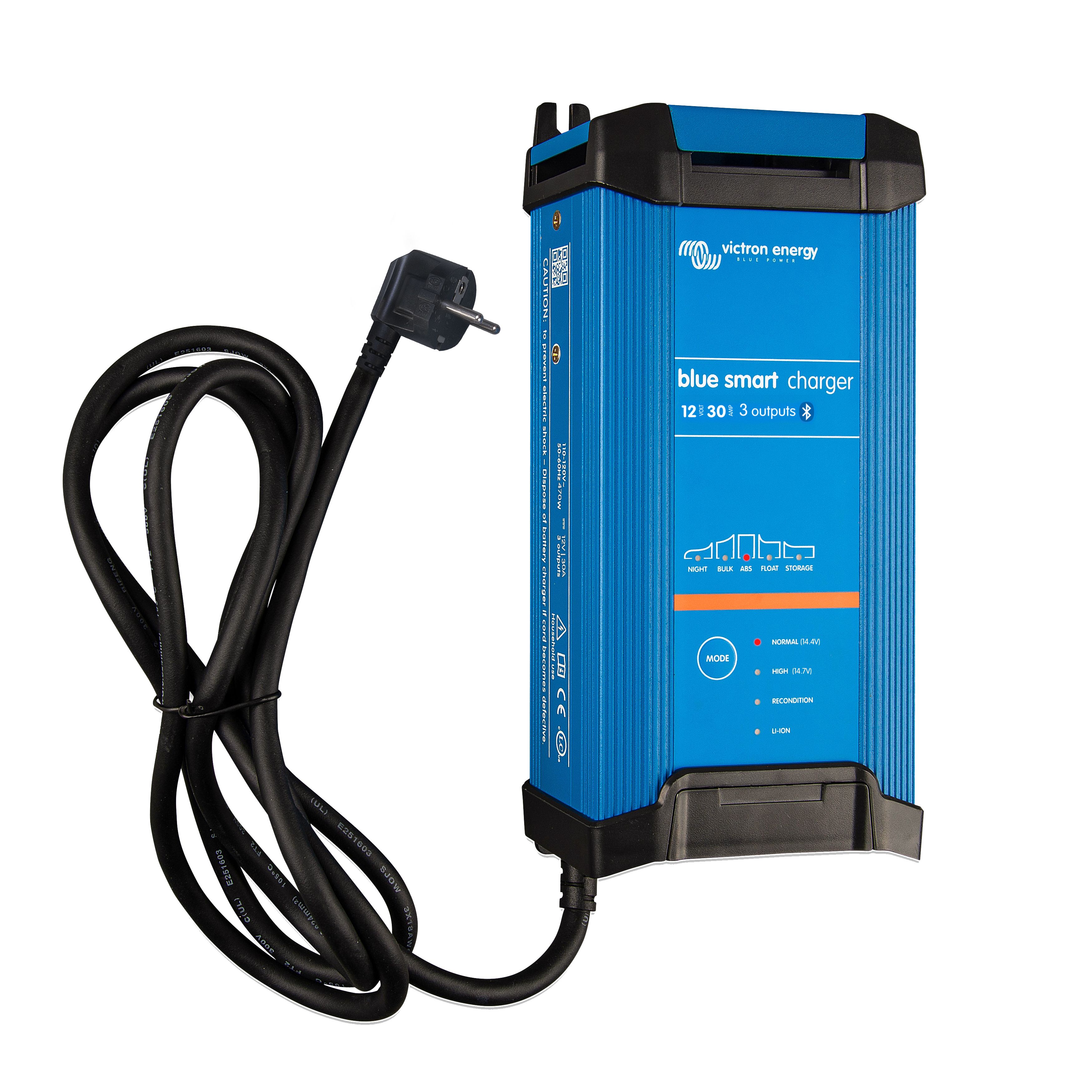 Batterilader Victron Blue Smart IP22 lader 12/30(3) 230V CEE 7/7