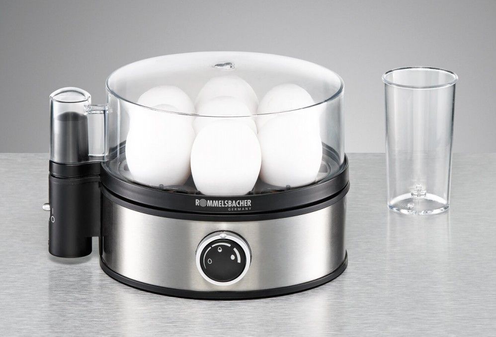  Eggkoker Rommelsbacher stål 400 watt 1-7 egg.