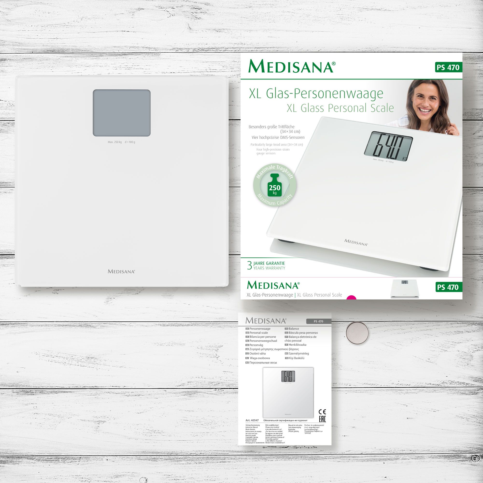 Personvekt Medisana PS 470 250kg/XL