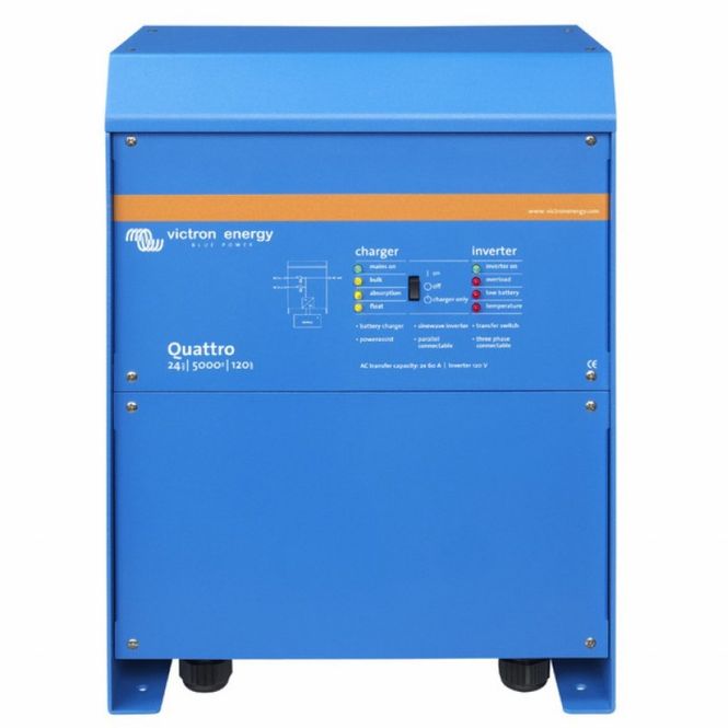 Hovedbilde VICTRON Quattro 24/5000/120-100/100 Kombinert ...
