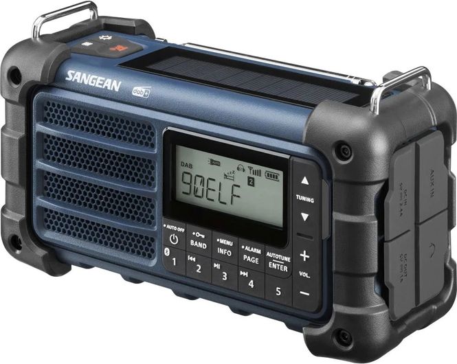 Hovedbilde DAB solcelleradio Sangean MMR-99 Blå, Blåtann