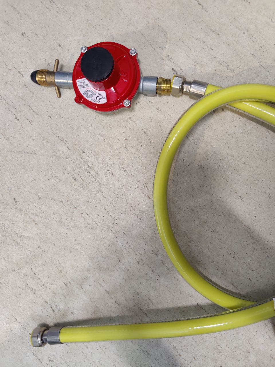 Gassregulatorsett for vannvarmer, vedlikeholdsfritt  industri