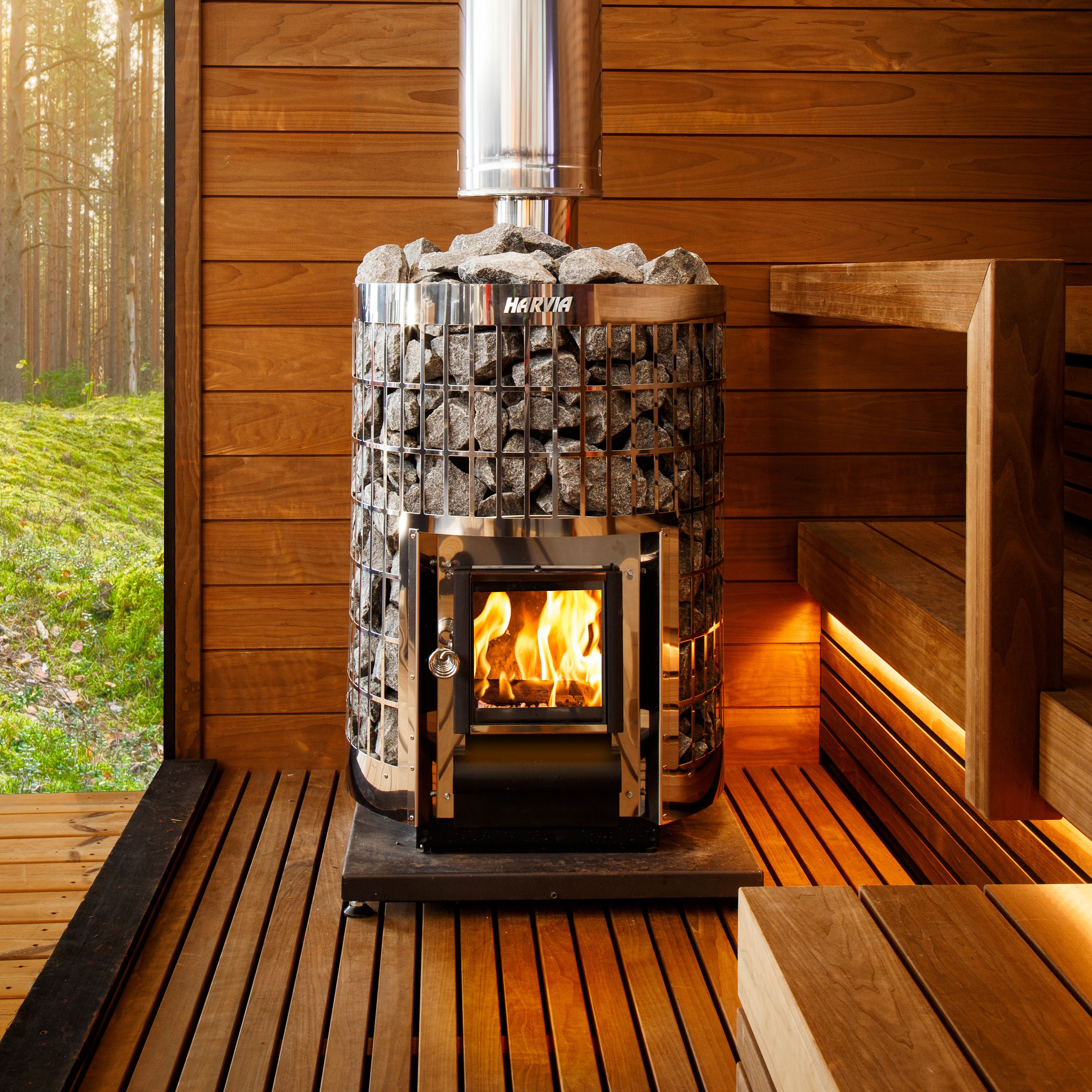 Badstuovn Harvia Cilindro 20 vedfyrt