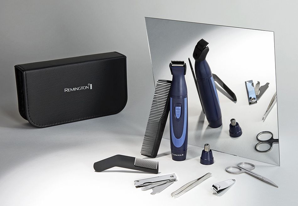 Reisesett Remington NE3890 hår og nese utstyr kam.